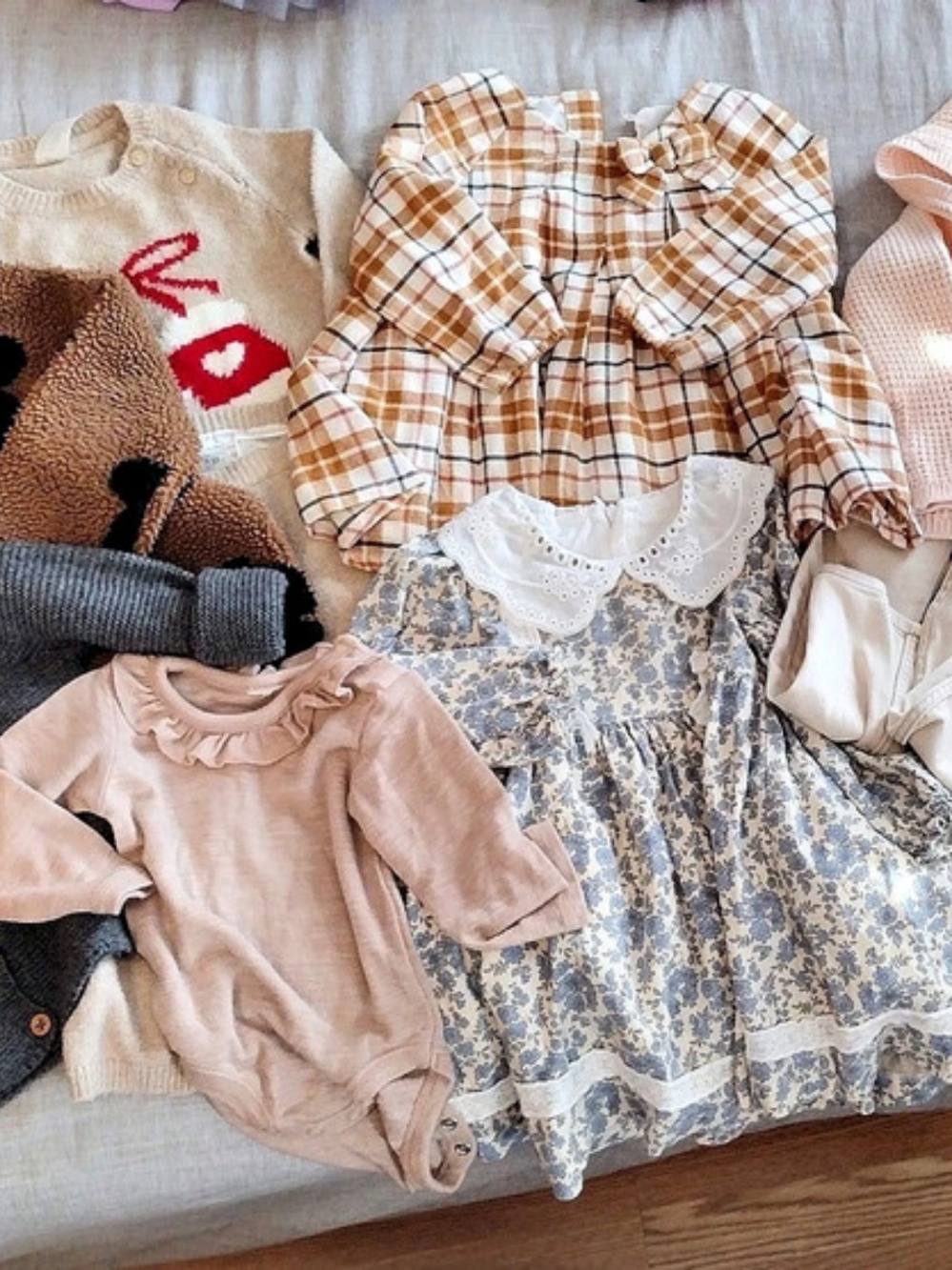 Baby Girl 12M Assorted Clothing Lot Dress Jacket Jeans Leggings